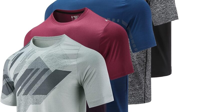 Review: 5 Pack Men’s Active Quick Dry Crew Neck T-Shirts | The Ultimate Workout Tees