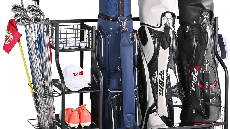 PLKOW Golf Bag Storage Garage Organizer: The Perfect Solution for Golf Enthusiasts