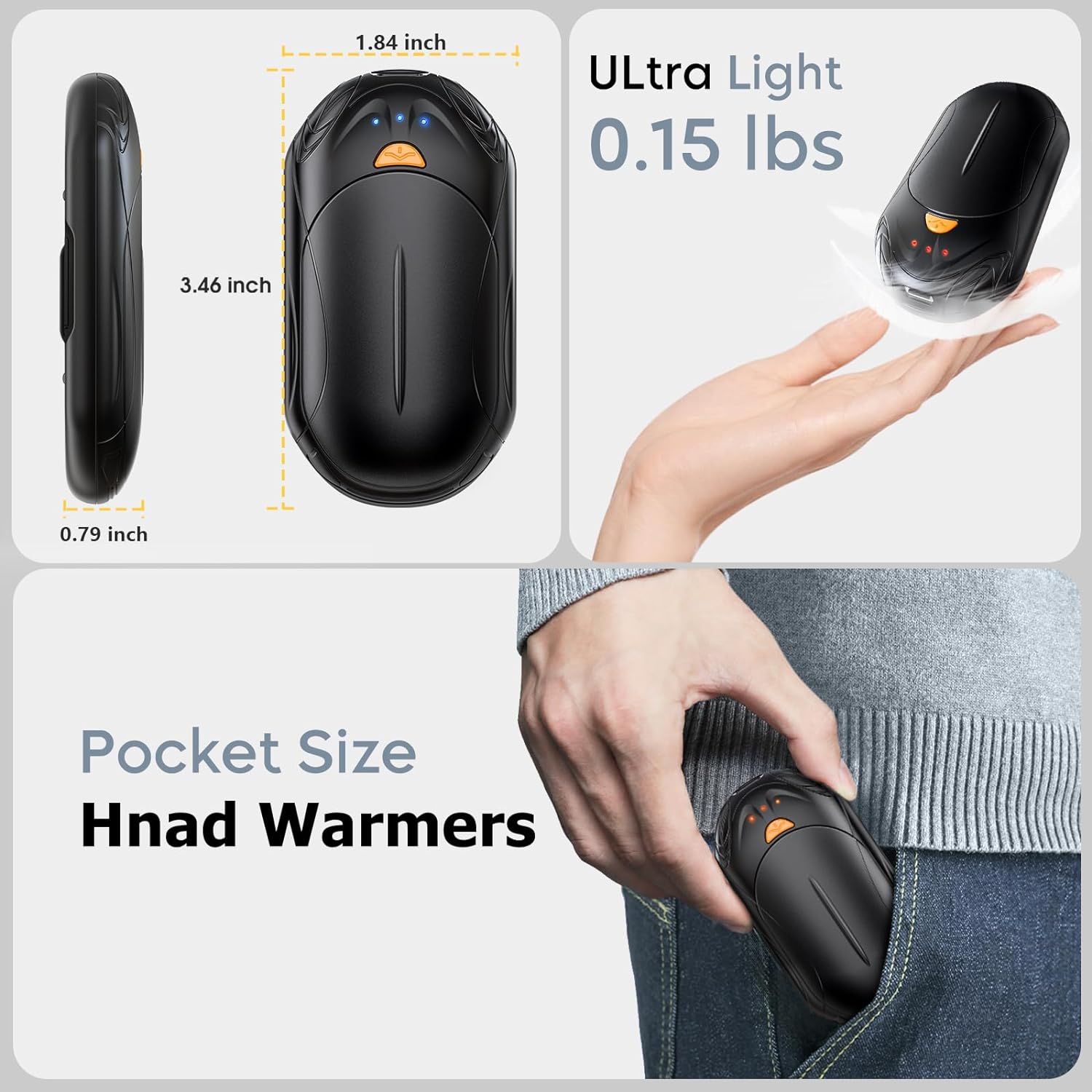 AI Hand Warmers Rechargeable 2 Pack: The Ultimate Winter Companion for Warmth and Comfort