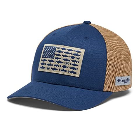 Columbia PFG Mesh Canada Fish Flag Stretch-Fit Hat Review