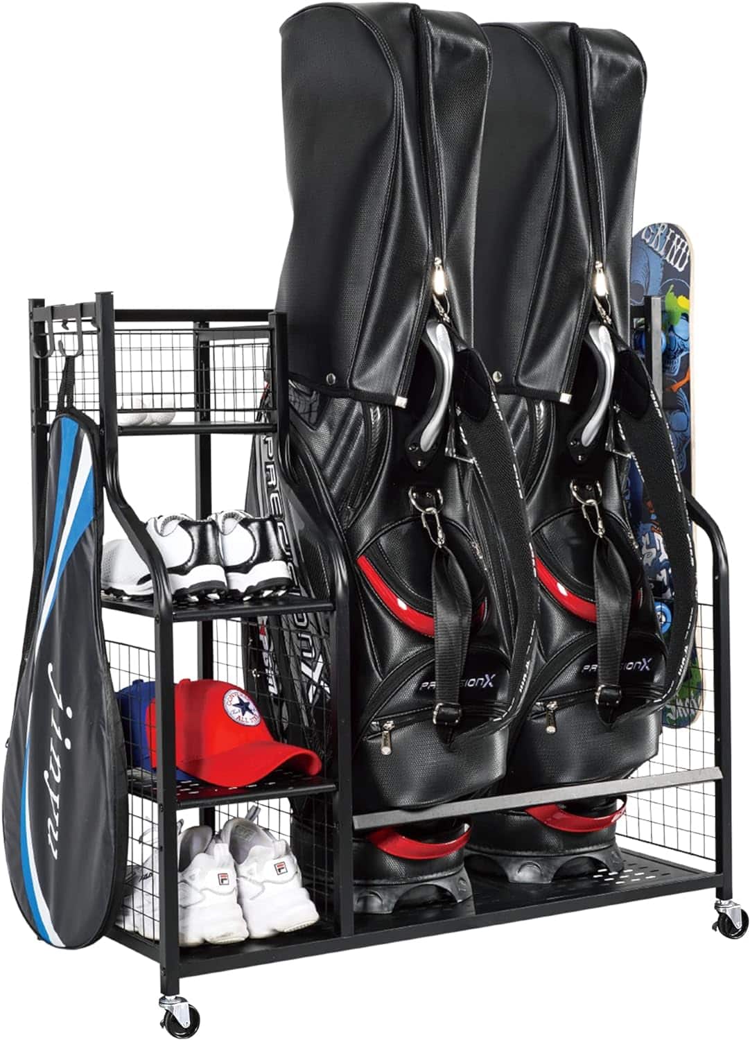 PLKOW Golf Bag Storage Garage Organizer: The Ultimate Solution for Golf Equipment Storage